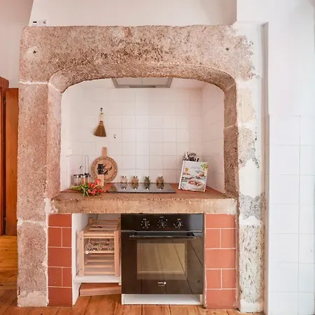아파트 Casa Portuguesa Fanqueiros 리스본